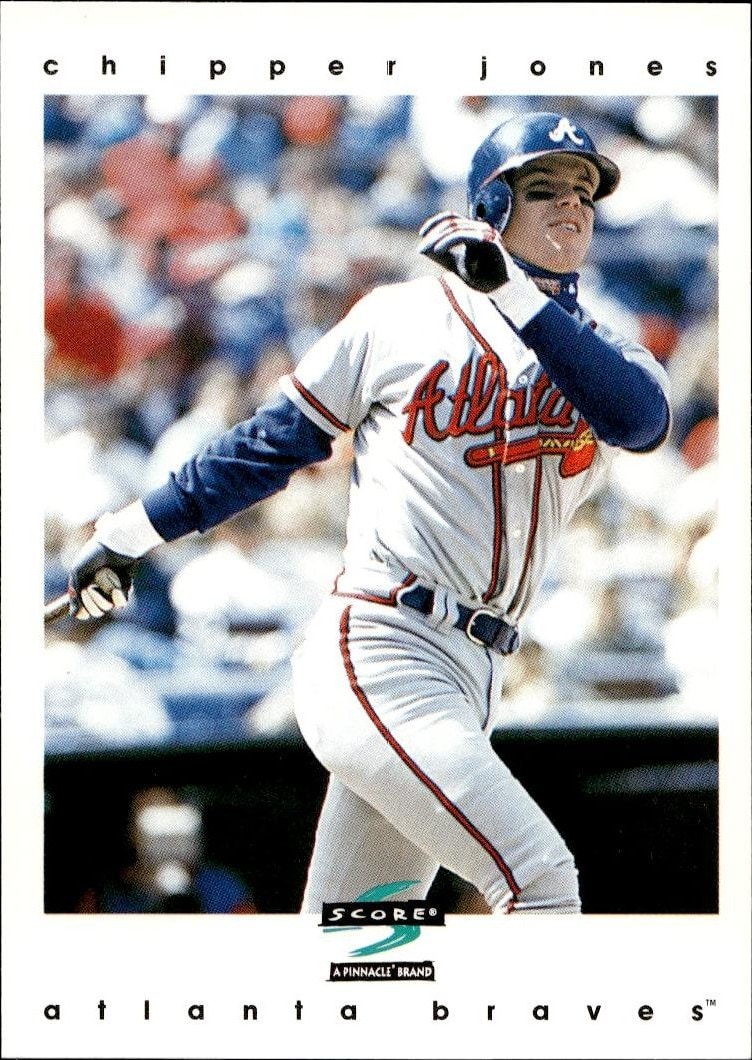 1997 Pinnacle Score Chipper Jones #193 trading card