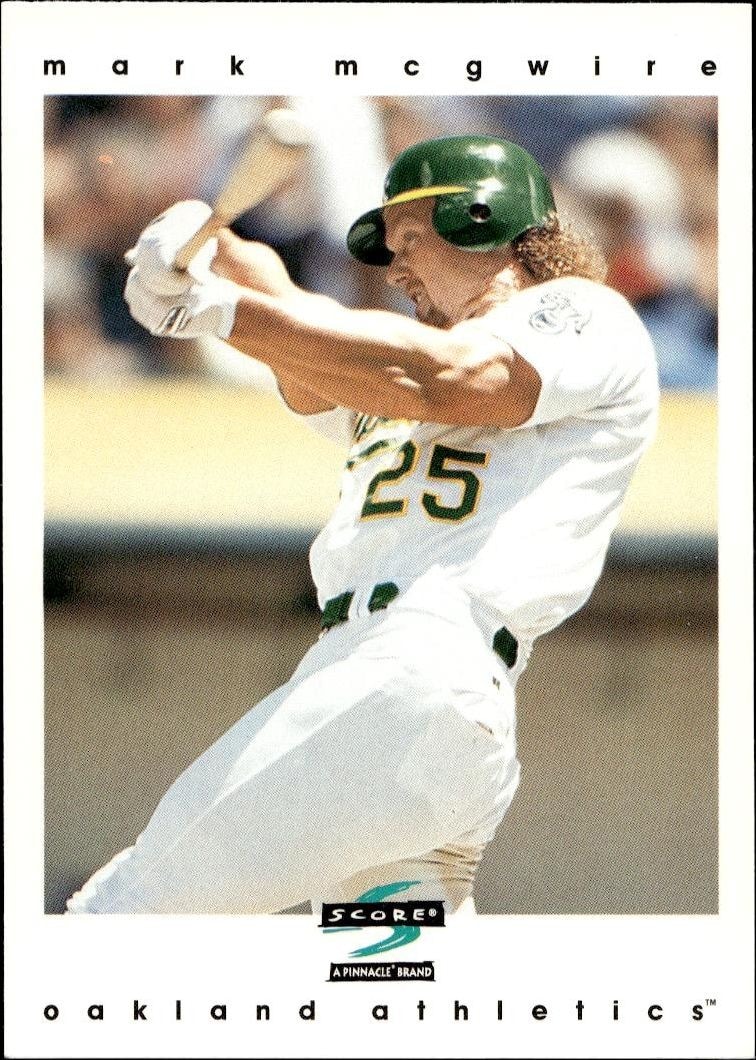 1997 Pinnacle Score Mark McGwire #187 trading card