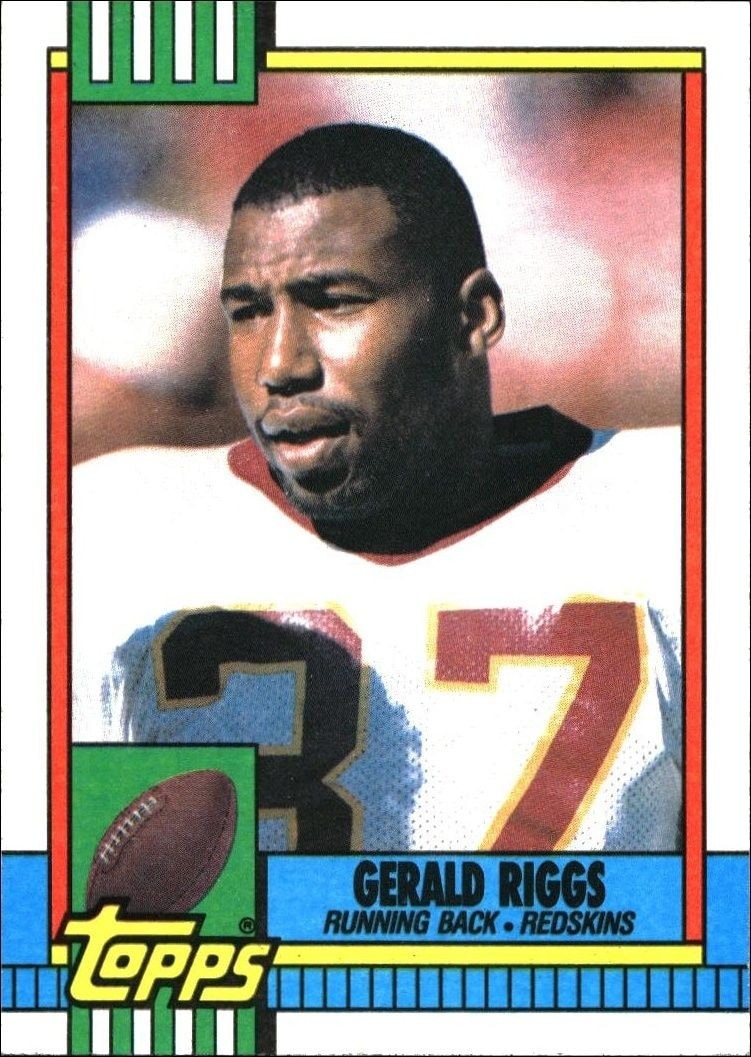 1990 Topps Gerald Riggs #122 trading card