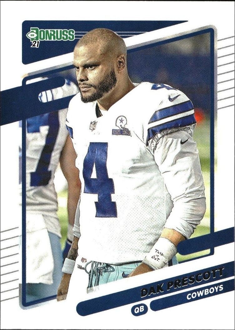 2021 Panini Donruss Dak Prescott #187B trading card