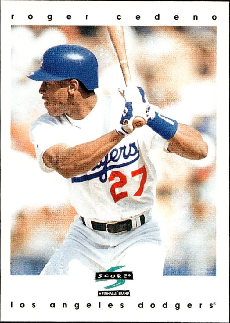 1997 Pinnacle Score Roger Cedeno #186 trading card