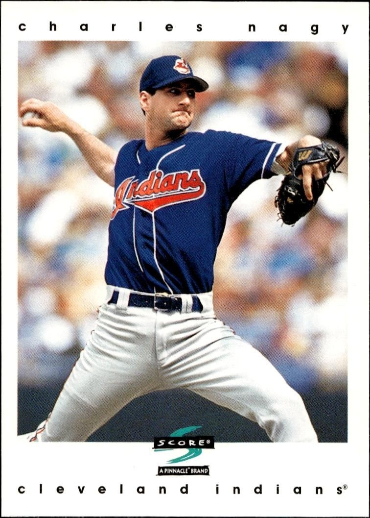 1997 Pinnacle Score Charles Nagy #177 trading card