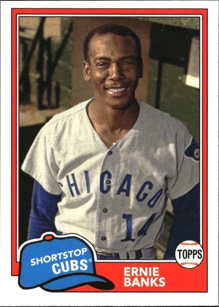 2018 Topps Archives Ernie Banks #202 trading card