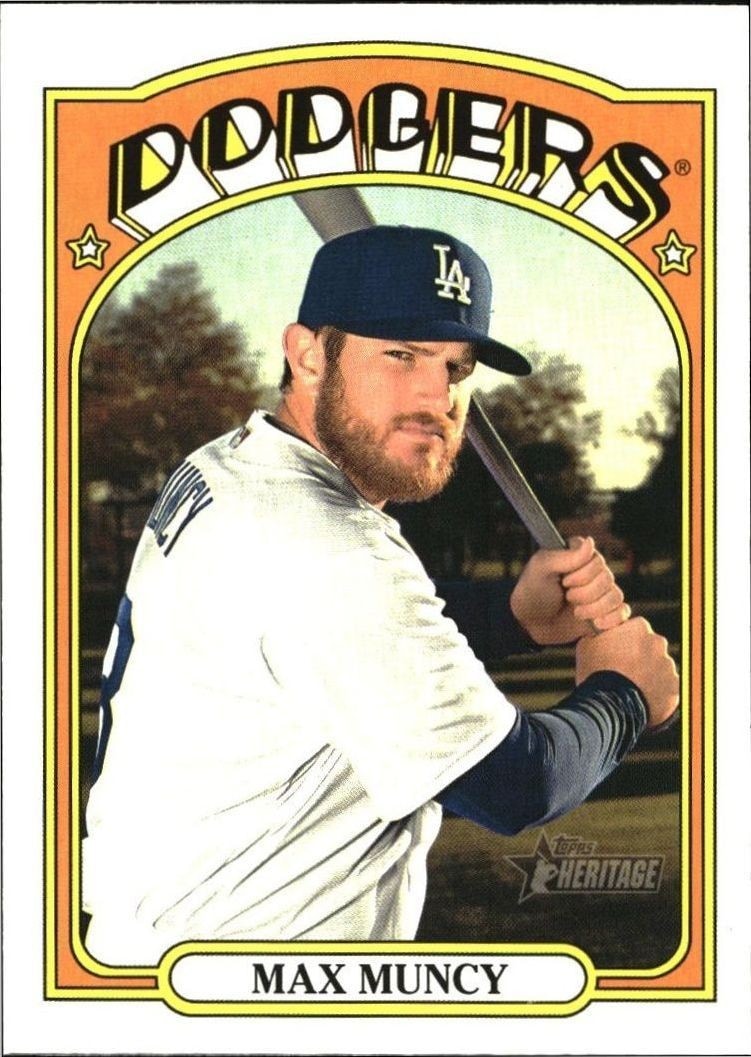 2021 Topps Heritage Max Muncy #2 trading card