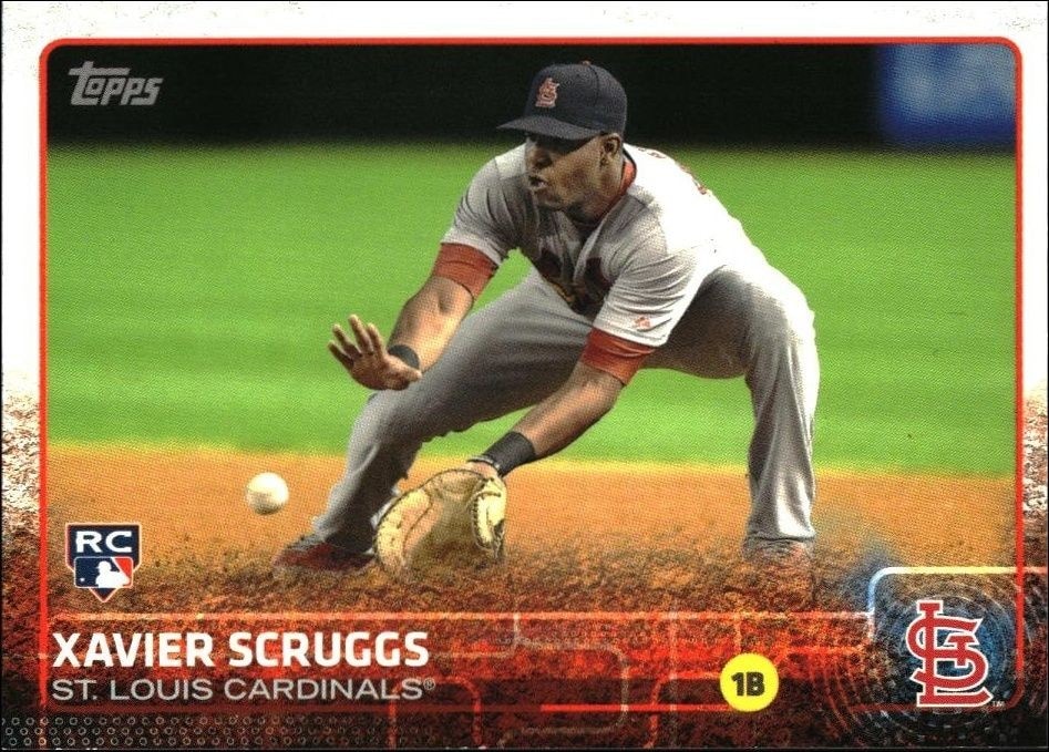 2015 Topps Series 2 Xavier Scruggs #694 trading card
