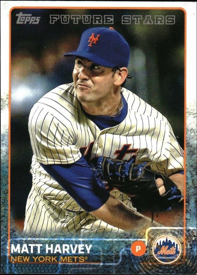 2015 Topps Series 2 Matt Harvey #480 trading card
