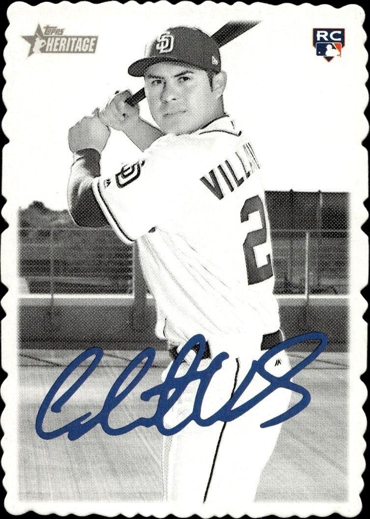 2018 Topps Heritage Christian Villanueva #30 trading card