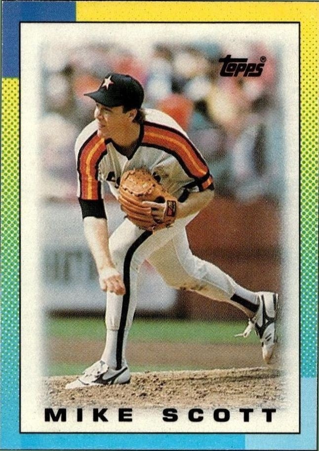 1990 Topps Minis Mike Scott #56 trading card