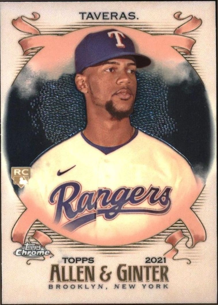 2021 Topps Allen & Ginter Chrome Leody Taveras #228 trading card