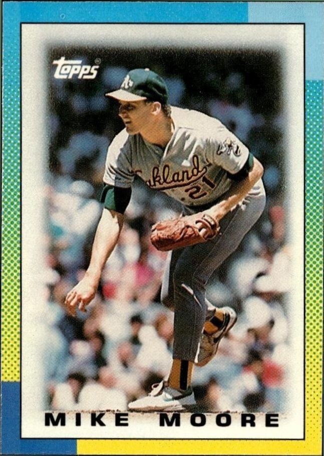 1990 Topps Minis Mike Moore #31 trading card