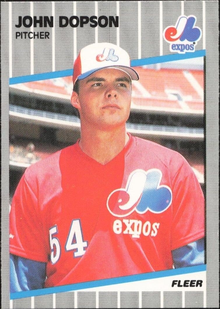 1989 Fleer John Dopson #373 trading card