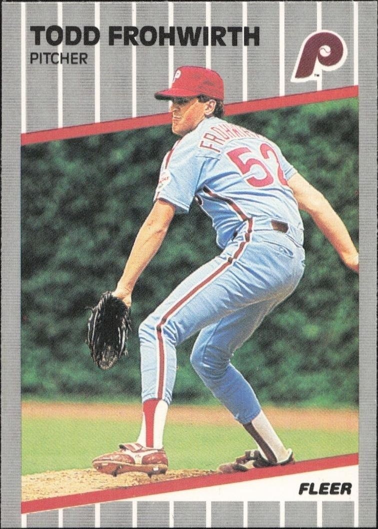 1989 Fleer Todd Frohwirth #567 trading card