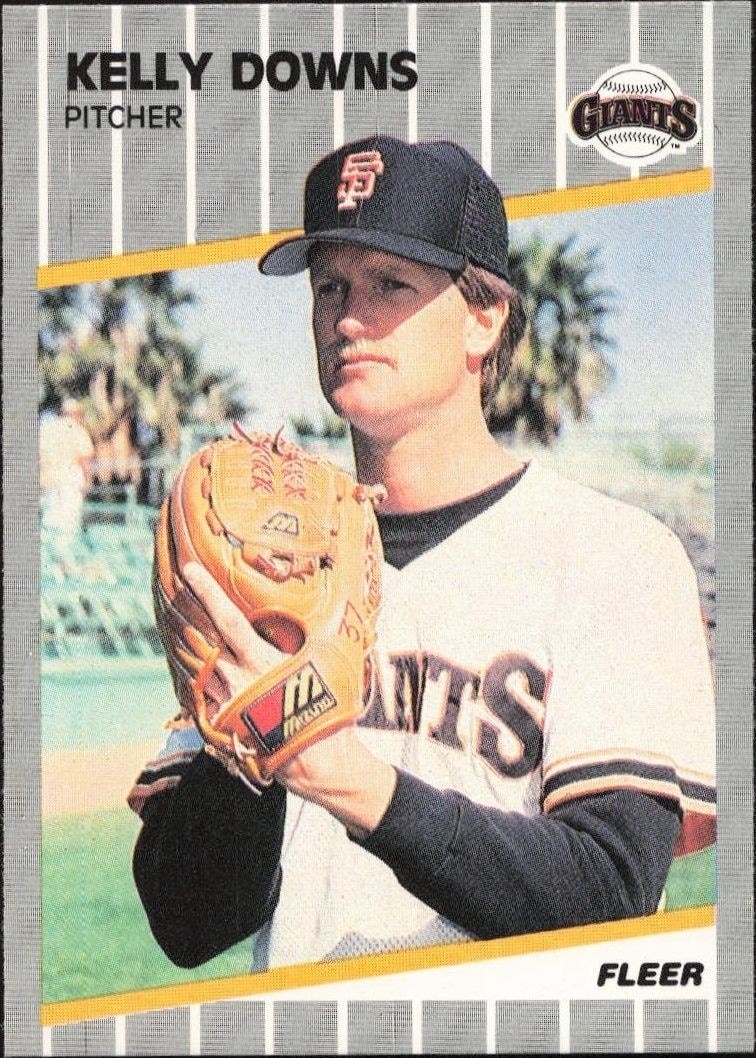 1989 Fleer Kelly Downs #326 trading card