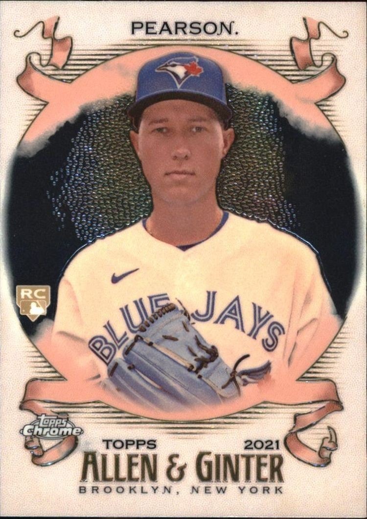 2021 Topps Allen & Ginter Chrome Nate Pearson #113 trading card