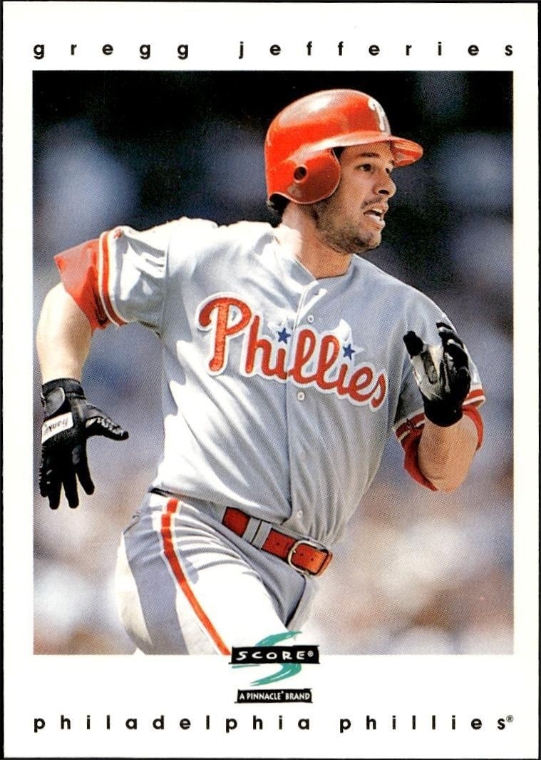 1997 Pinnacle Score Gregg Jefferies #10 trading card