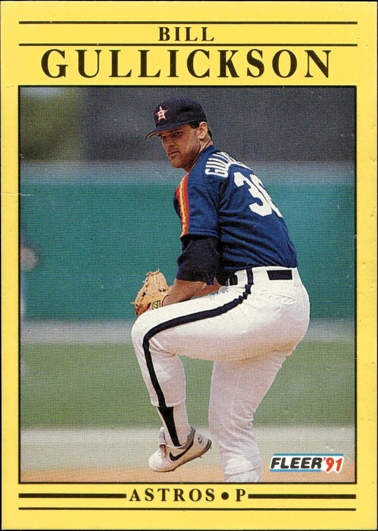 1991 Fleer Bill Gullickson #508 trading card