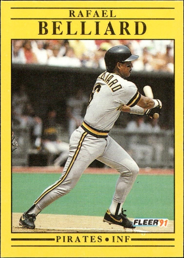 1991 Fleer Rafael Belliard #32 trading card