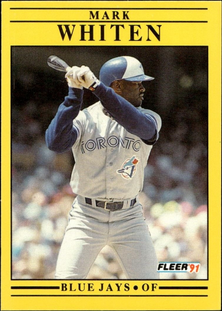 1991 Fleer Mark Whiten #189 trading card