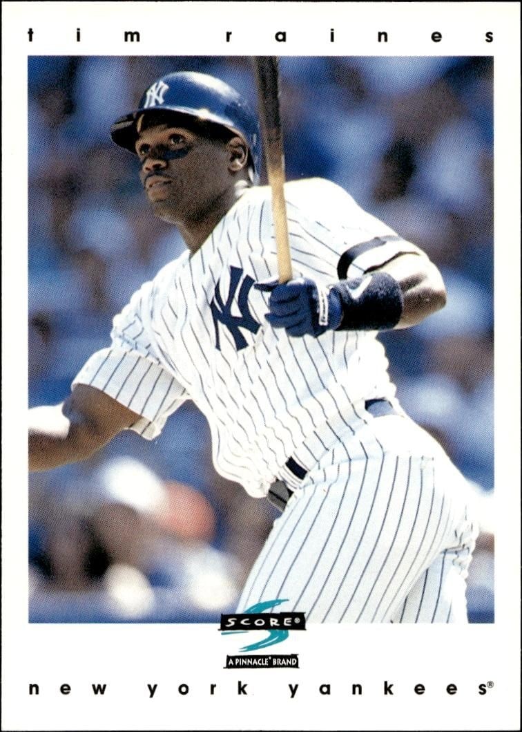 1997 Pinnacle Score Tim Raines #391 trading card