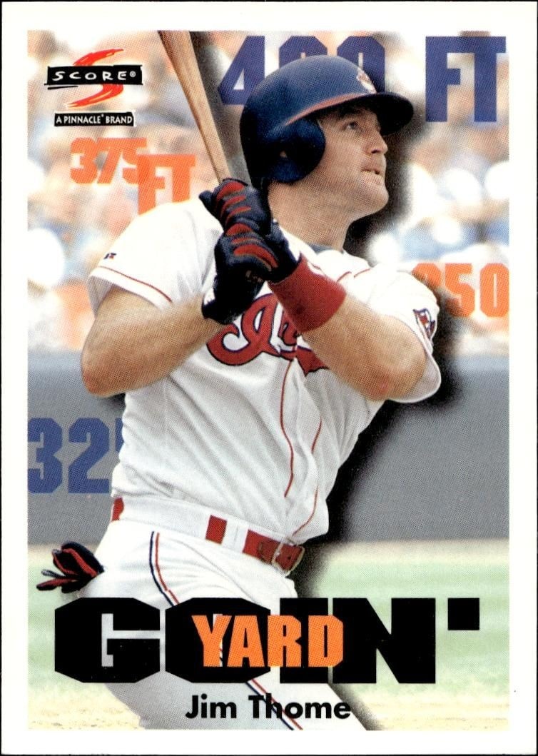1997 Pinnacle Score Jim Thome #515 trading card