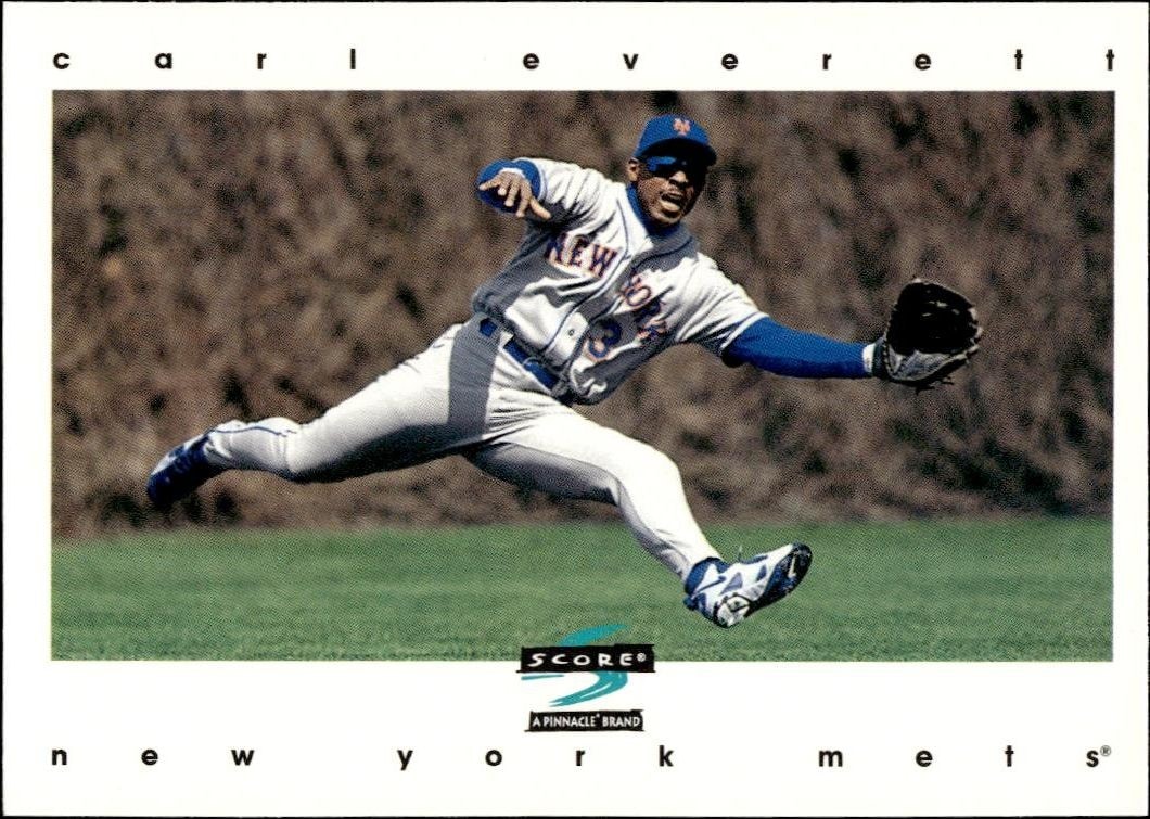 1997 Pinnacle Score Carl Everett #438 trading card