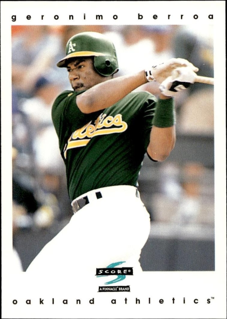 1997 Pinnacle Score Geronimo Berroa #37 trading card