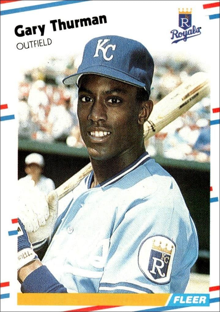 1988 Fleer Gary Thurman #272 trading card