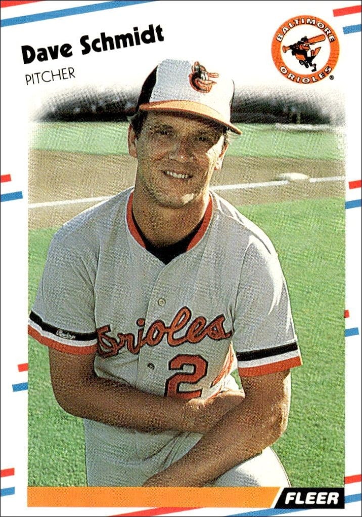 1988 Fleer Dave Schmidt #571 trading card