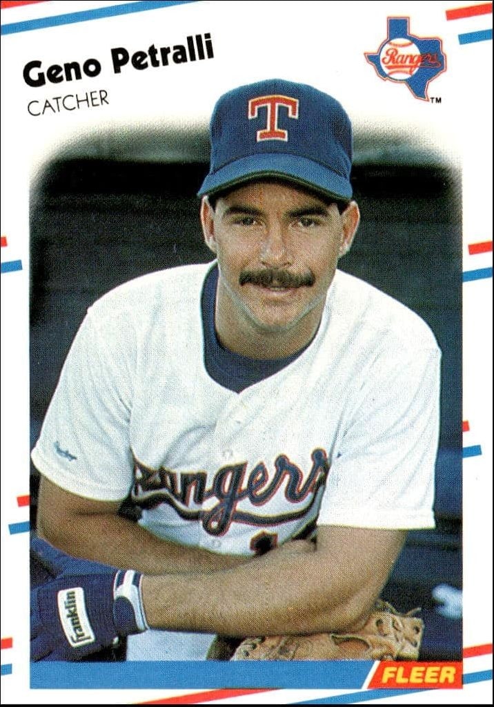 1988 Fleer Geno Petralli #477 trading card