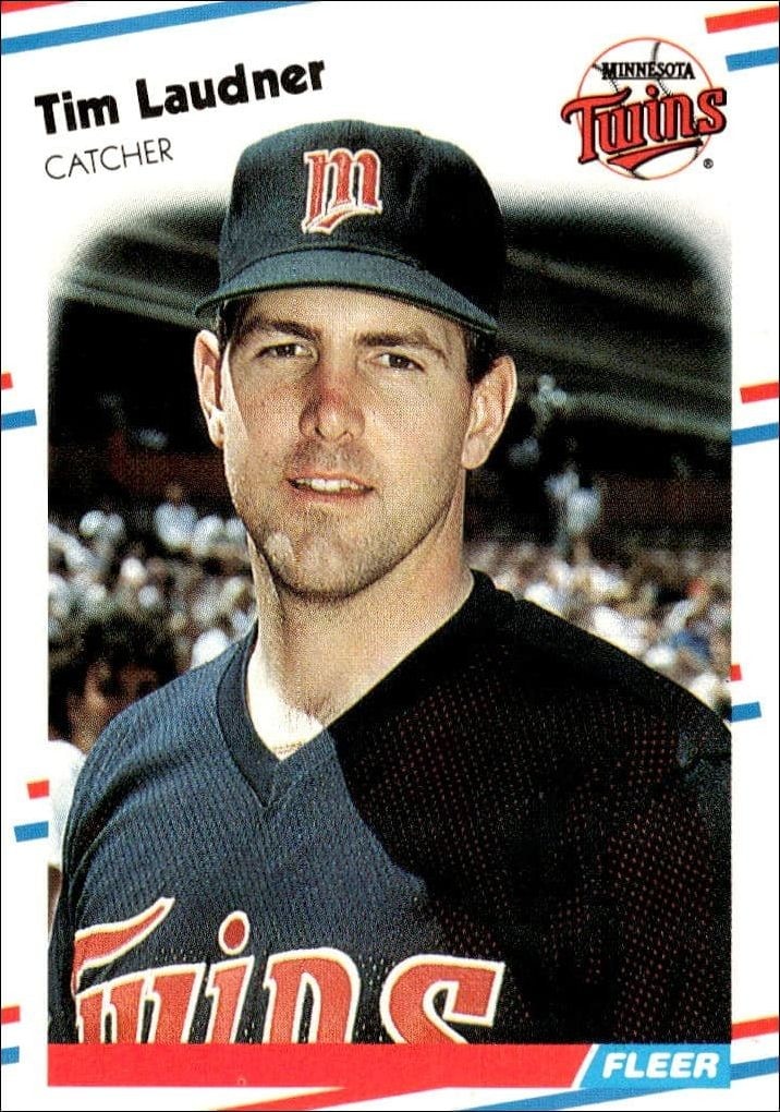 1988 Fleer Tim Laudner #15 trading card
