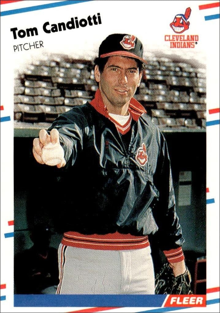 1988 Fleer Tom Candiotti #604 trading card