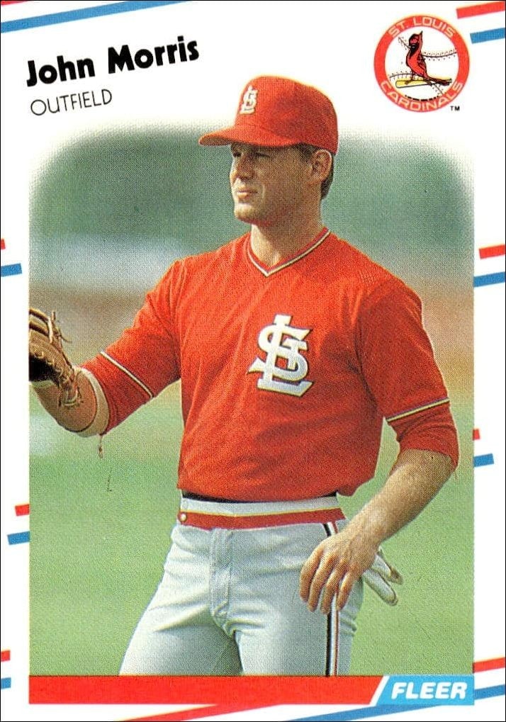 1988 Fleer John Morris #43 trading card