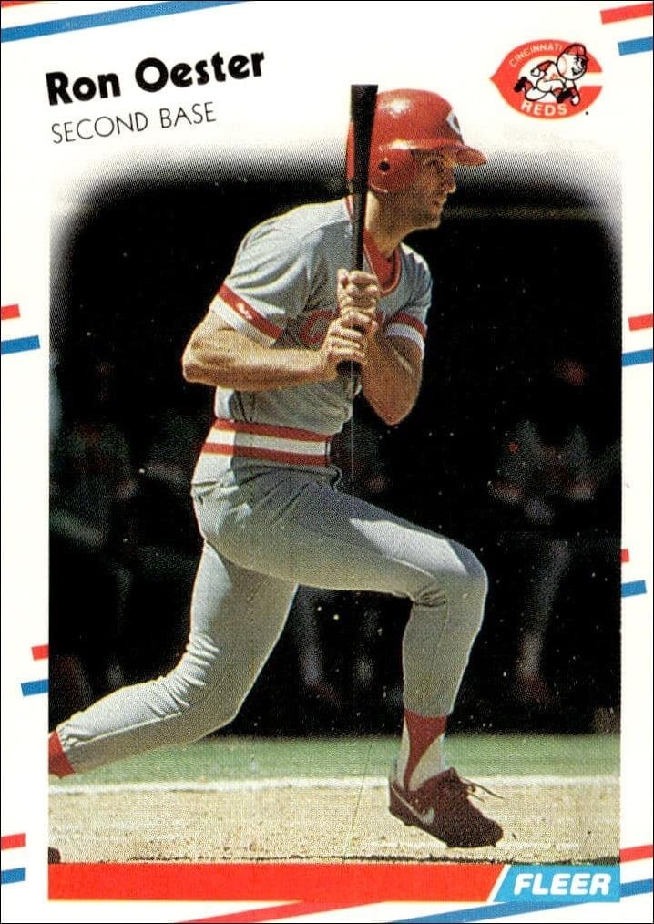 1988 Fleer Ron Oester #242 trading card