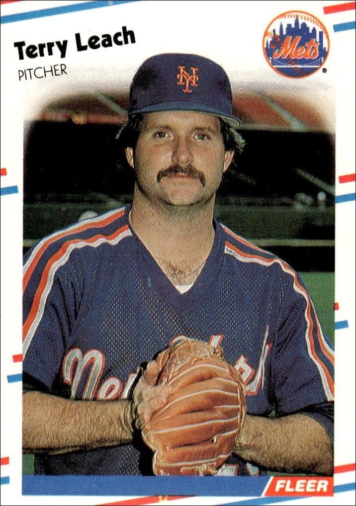 1988 Fleer Terry Leach #139 trading card