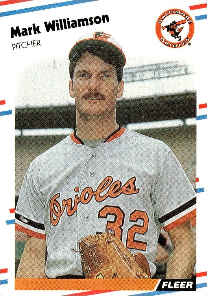 1988 Fleer Mark Williamson #574 trading card