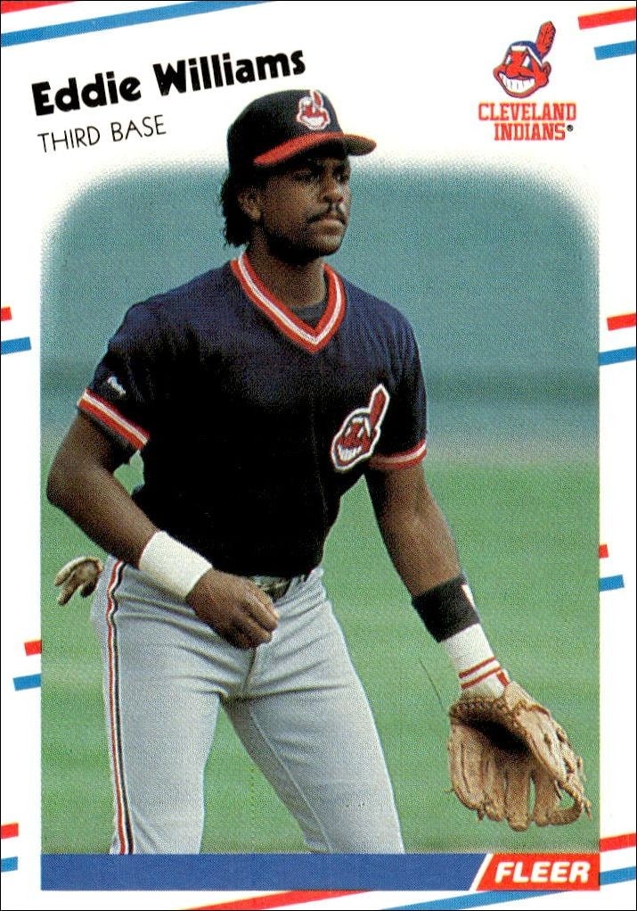 1988 Fleer Eddie Williams #620 trading card