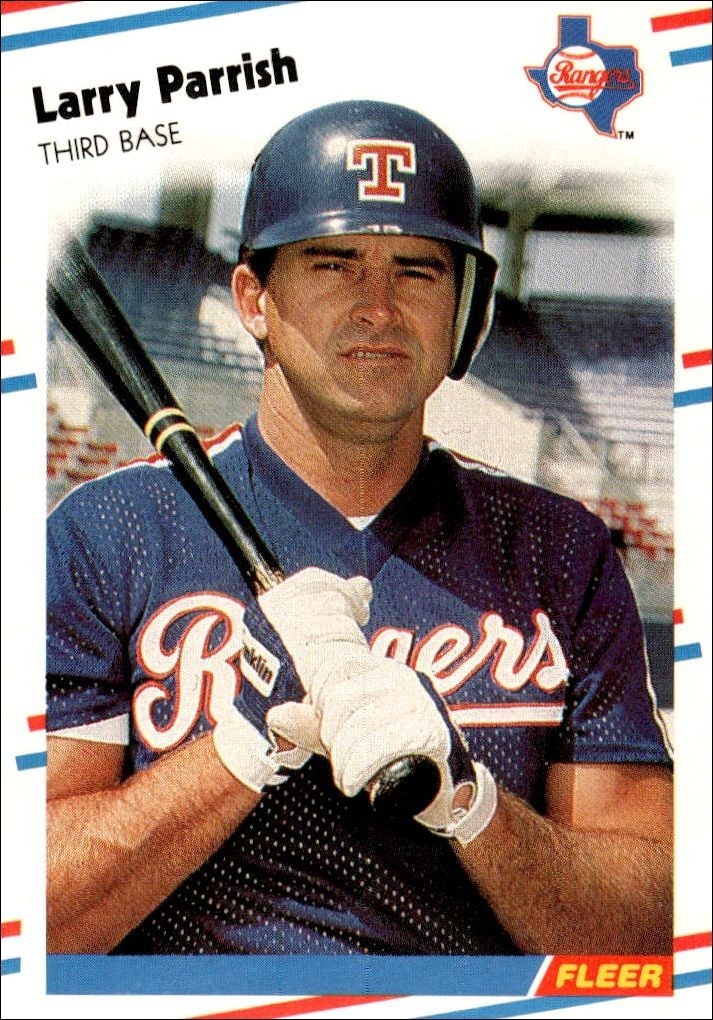 1988 Fleer Larry Parrish #476 trading card