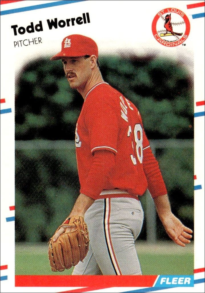 1988 Fleer Todd Worrell #50 trading card