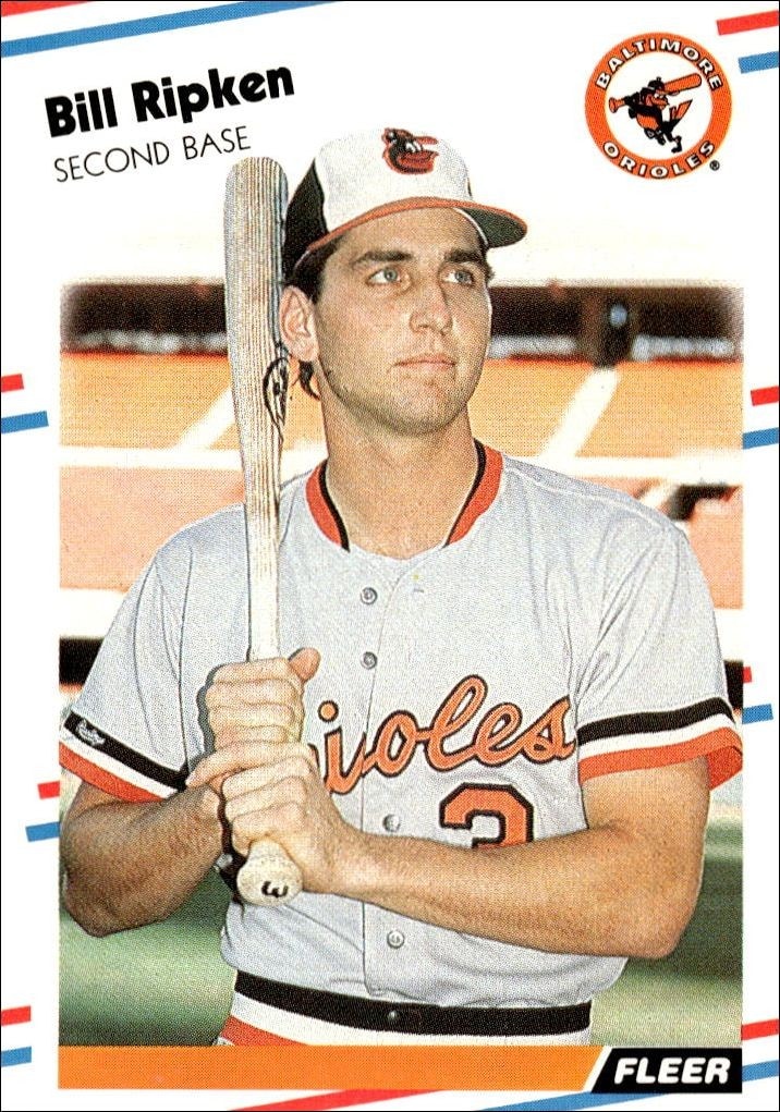 1988 Fleer Billy Ripken #569 trading card