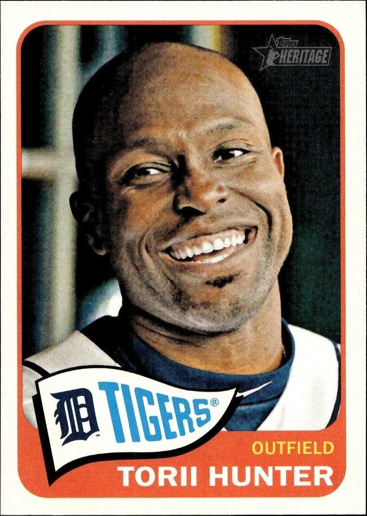 2014 Topps Heritage Torii Hunter #141 trading card