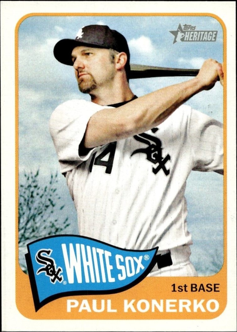 2014 Topps Heritage Paul Konerko #70 trading card