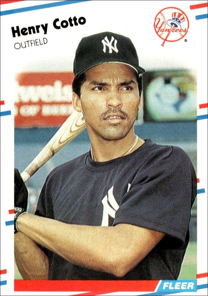 1988 Fleer Henry Cotto #205 trading card