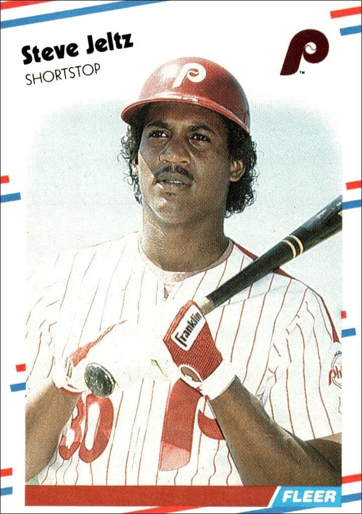 1988 Fleer Steve Jeltz #308 trading card
