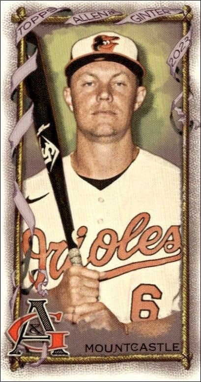 2023 Topps Allen & Ginter Ryan Mountcastle #32 trading card