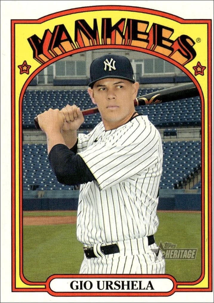 2021 Topps Heritage Gio Urshela #457 trading card