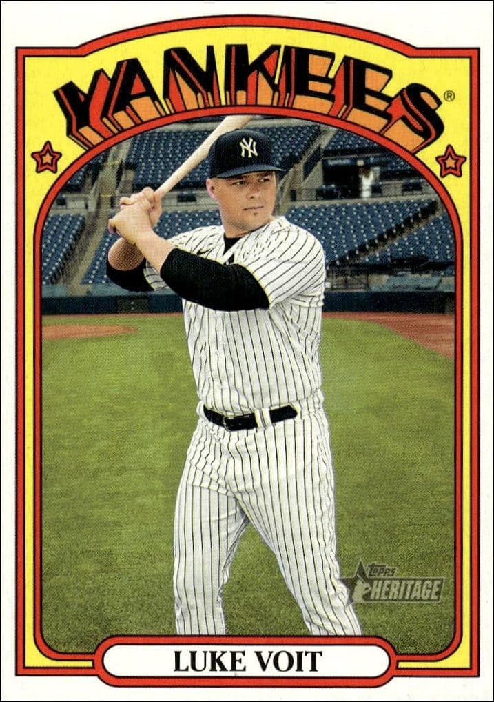 2021 Topps Heritage Luke Voit #274 trading card