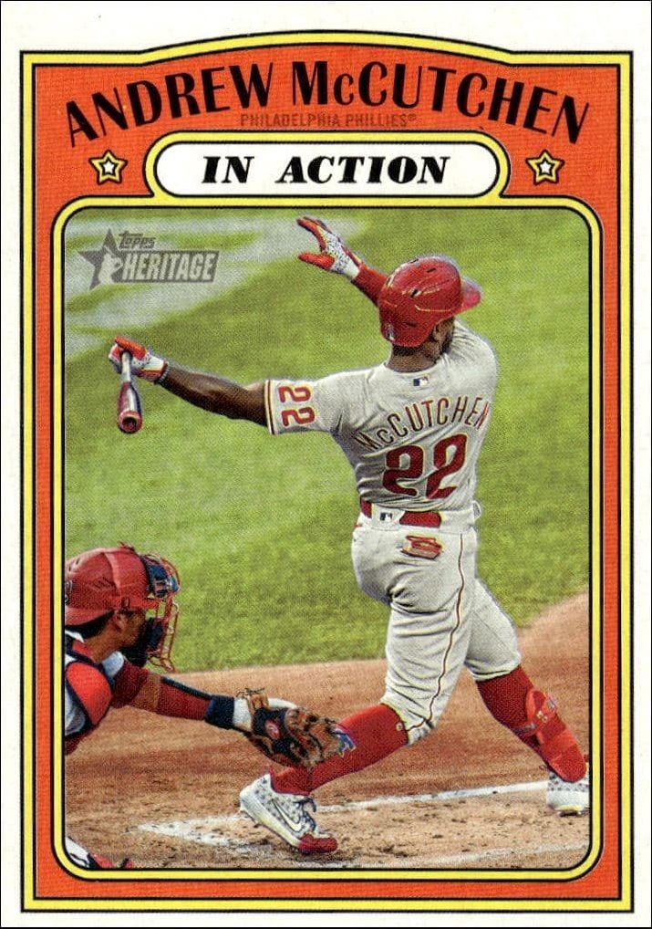 2021 Topps Heritage Andrew McCutchen #240 trading card