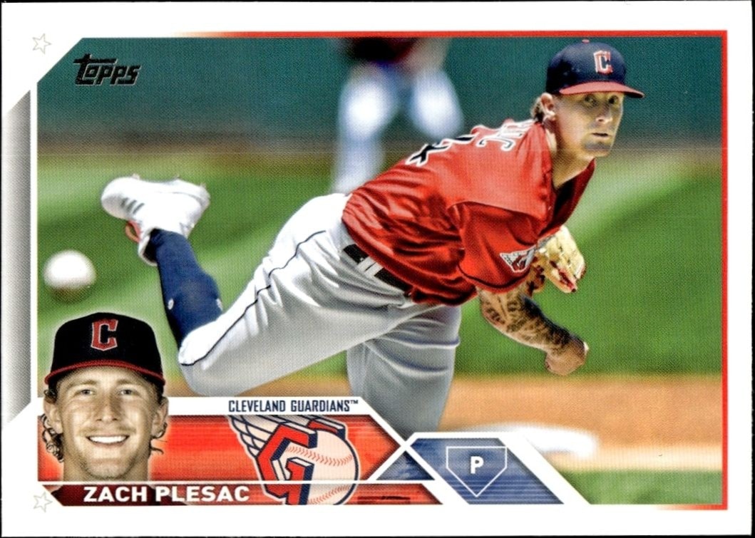 2023 Topps Series 2 Zach Plesac #476 trading card