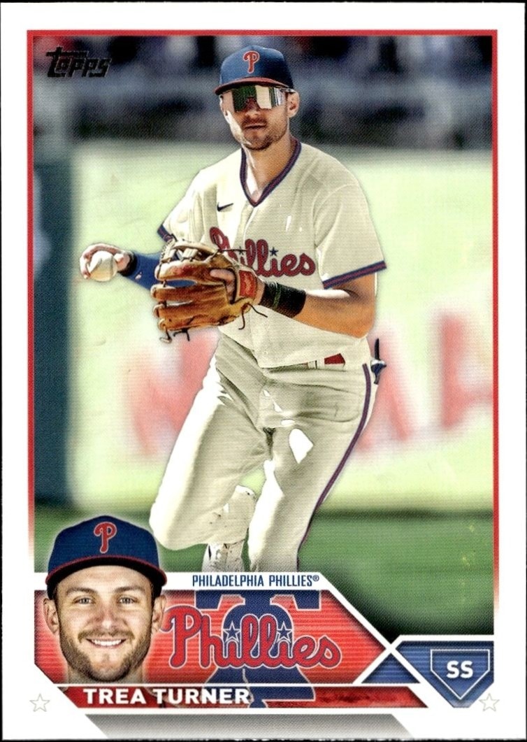 2023 Topps Series 2 Trea Turner #475 trading card