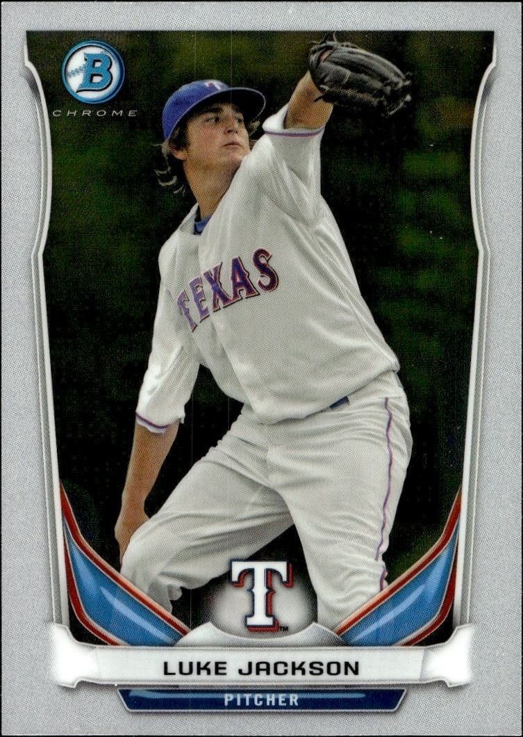 2014 Bowman Chrome Luke Jackson #BCP18 trading card